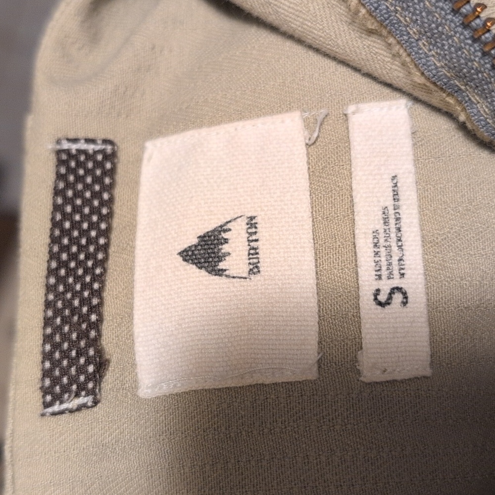 Burton Cleo Hooded Pullover Tan Utility Jacket Size Small - Picture 13 of 14